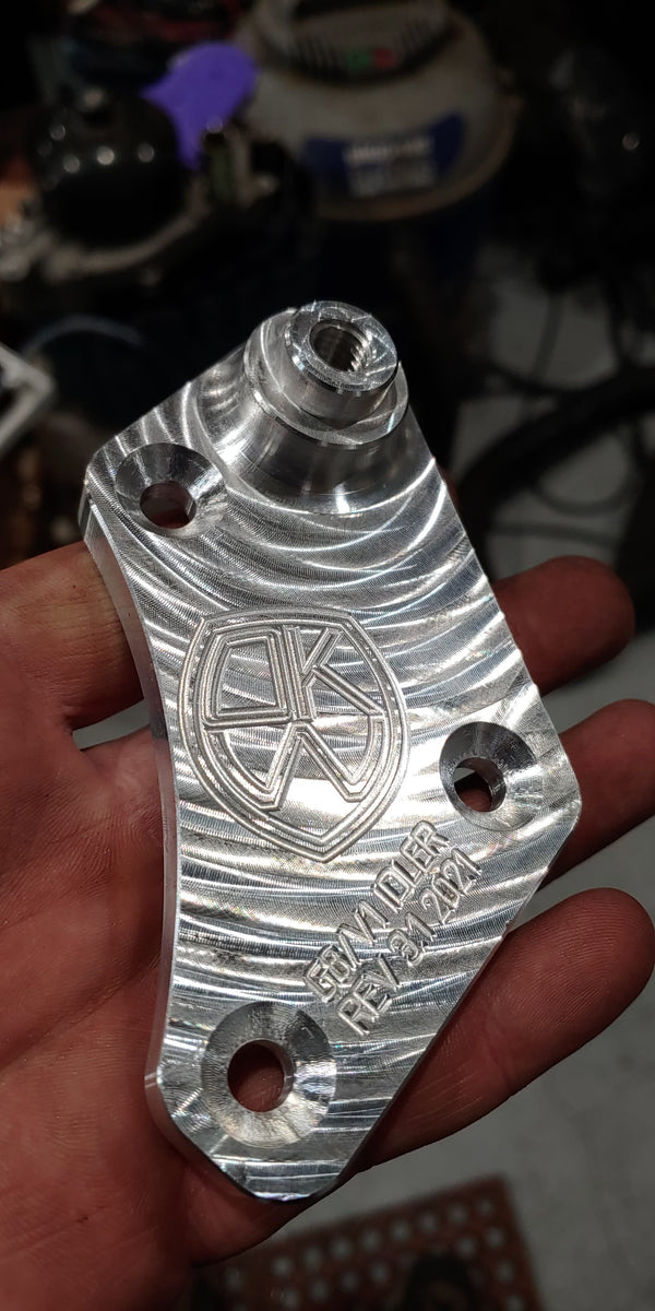 Vette/G8/V1 Offset Idler Bracket Assembly Olson Kustom Works