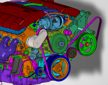 Load image into Gallery viewer, Corvette Offset HD Tensioner Bracket Kit