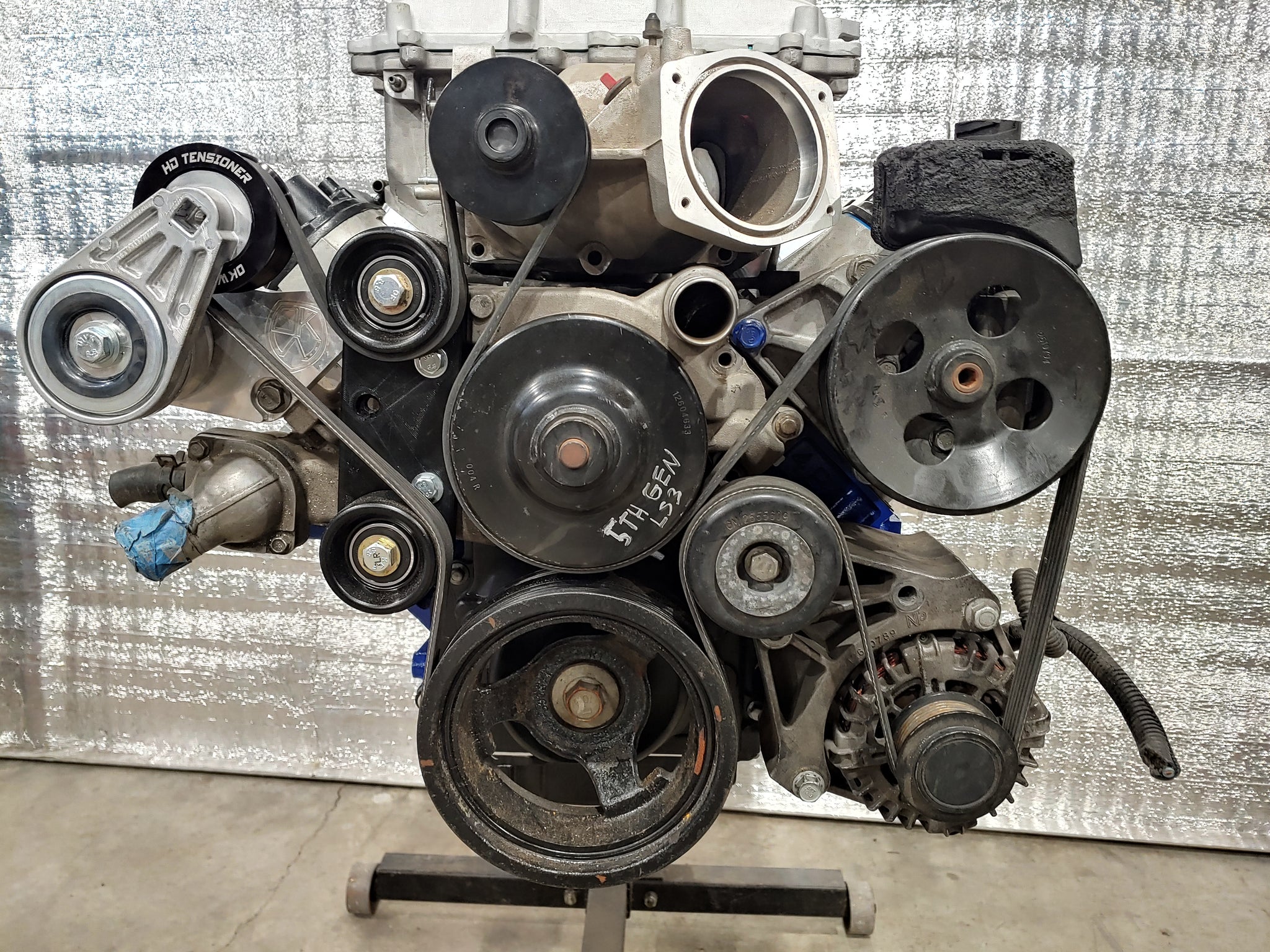 5th Gen Camaro/LS3/L99 to LSA/9 Front Drive Kit – Olson Kustom Works